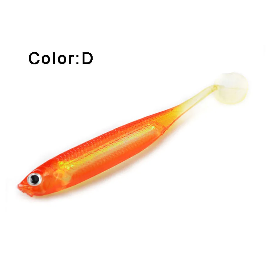 Тома 8 шт T хвост Jig Head Fly мягкие приманки рыболовные снасти 2 г 7 5 см блесны для