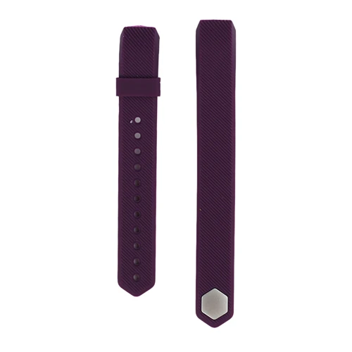 dark purple Регулируемые сменные полосы для fitbit Ace/Alta HR, 15 цветов на выбор, с металлической застежкой и ультратонким противоскользящим кольцом - Цвет: dark purple