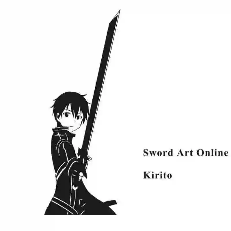Sword Art Online Wall Decals Vinyl Stickers Home Decor Decorative Decoration Anime Car | Дом и сад