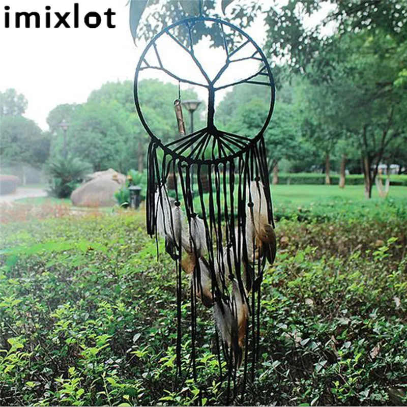 Imixlot модные индийские украшения с искусственными перьями ветряные колокольчики