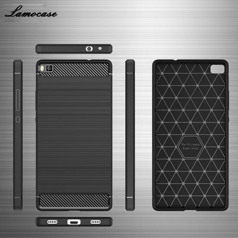 Fitted Case for Huawei P8 Back Cover GRA-L09 5.2&quot Soft TPU Cases Protective Phone Shell Luxury Fashion Ultra Thin Funda Capa |