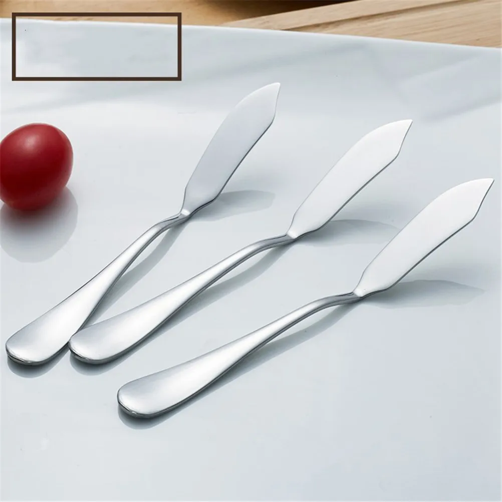 

Superior Butter Knife Rainbow Knives Stainless Steel Dessert Jam Spreaders Cream Knifes Cutlery Breakfast Tool