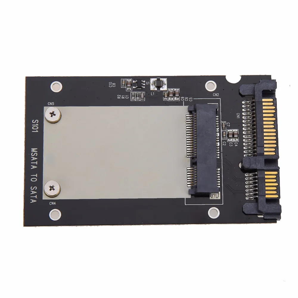 Внешний адаптер mSATA на 2 5 &quotSATA корпус с Чехол SSD дюйма SATA3 для Mini SATA Windows10/8/7|msata to|msata