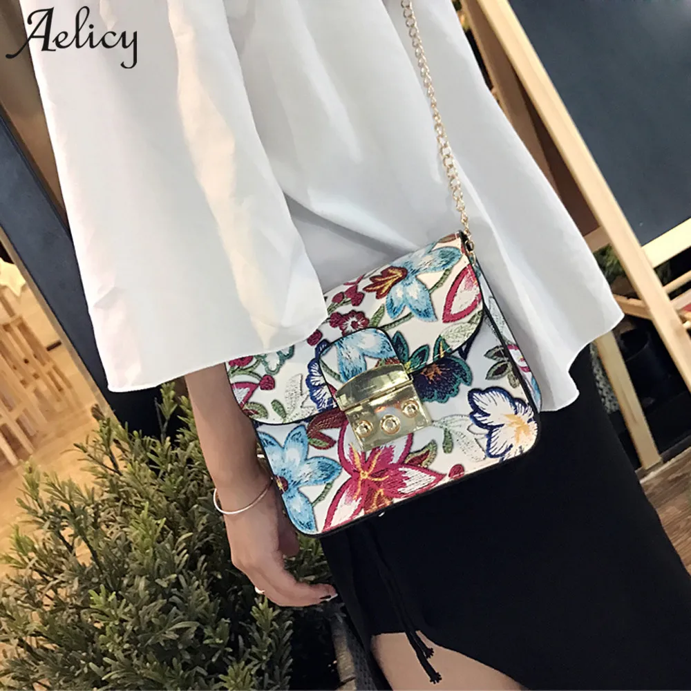 Aelicy бабочка животный узор Женская мода мини Этническая Вышивка винтажные сумки