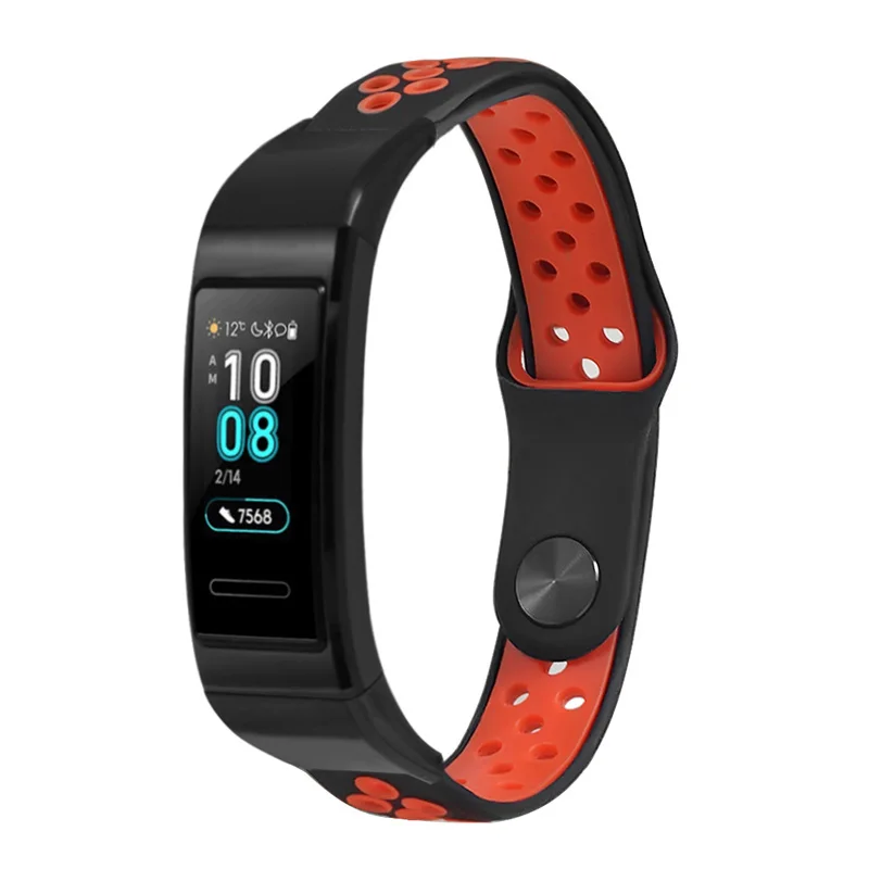Силиконовый ремешок для часов Centechia HUAWEI Band 3/3 Pro HSJ-19 | Электроника