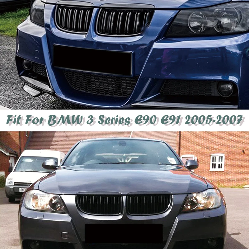Решетки для переднего бампера BMW E90 E91 3 серии 2005 2006 2007 2008|Гоночные решетки| |