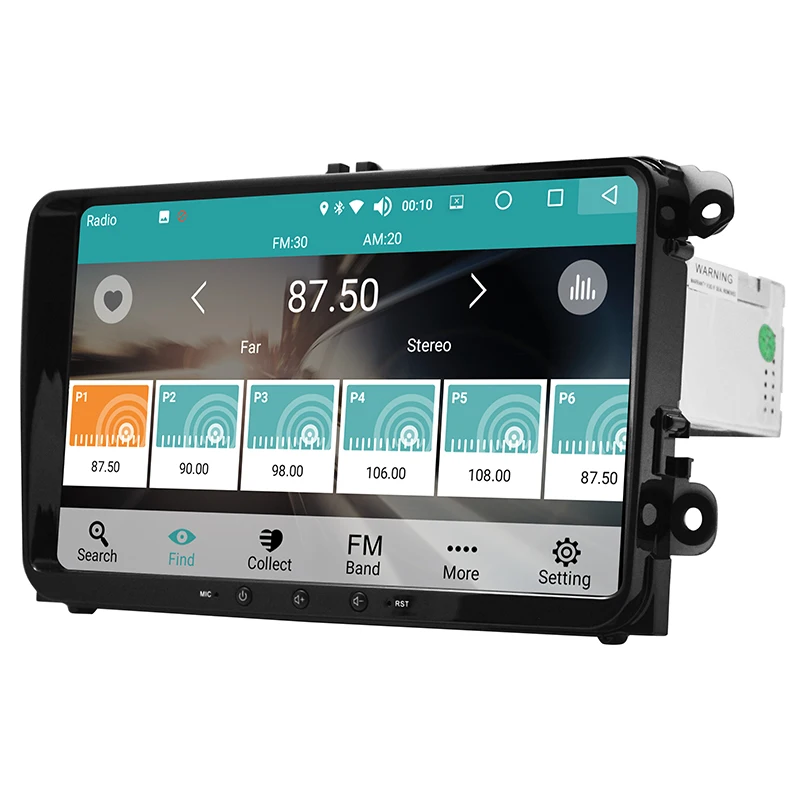 Автомобильное радио GPS навигация 9 дюймов 4 ГБ/32 ГБ Android 8 0 Bluetooth автоприемник Аудио