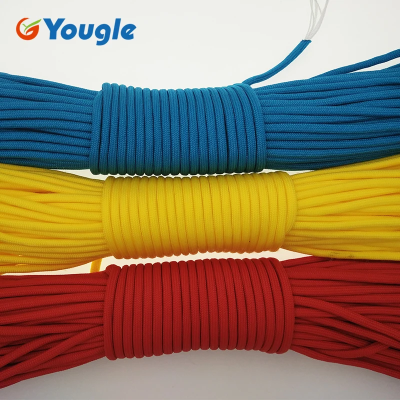 YOUGLE Paracord 550 100 футов Paracord веревка Mil Spec Тип III 7 прядей Paracorde 550 набор для выживания Оборудование 18-24