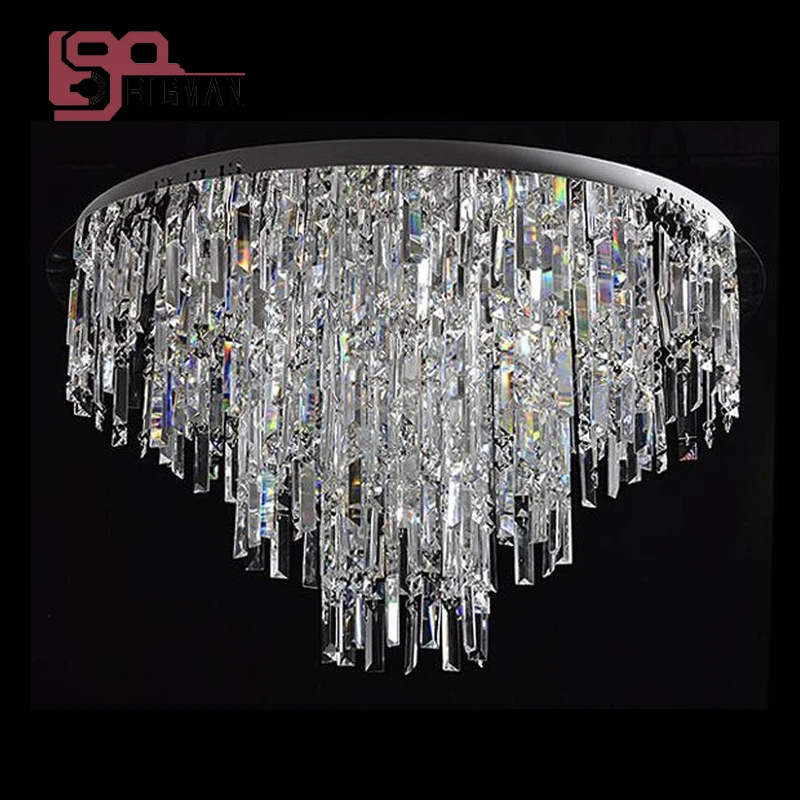 Роскошный дизайн современный светодиодный хрустальные люстры потолочных