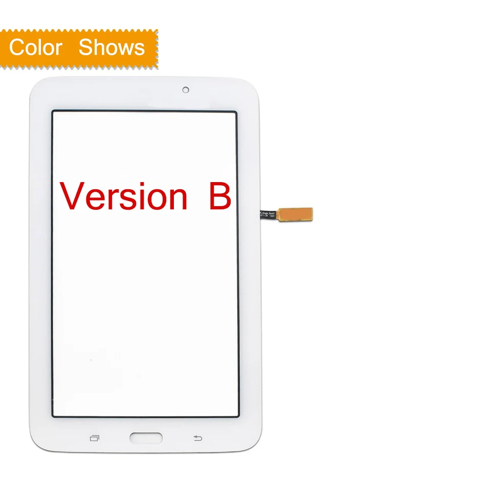 B white 10 шт./партия для Samsung Galaxy Tab 3 LITE 7,0 SM-T113 T113 T113NU T114 сенсорный экран дигитайзер Передняя стеклянная панель сенсорный экран - Цвет: B white