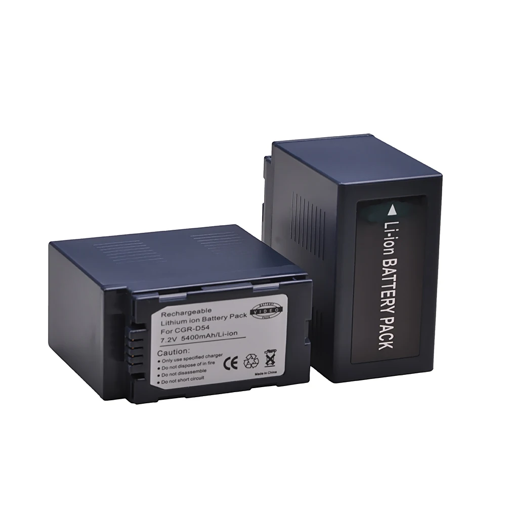 Tectra 5400 мАч 1 шт. CGR D54 CGRD54 батарея для Panasonic CGA AG AC8PJ AC90A HPX250 батарея|Цифровые