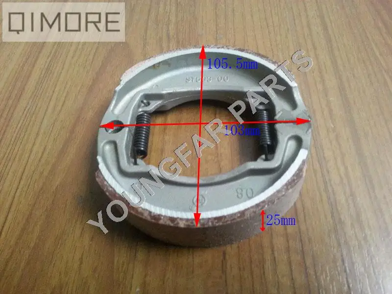 Задние тормозные колодки для скутера VENTO ZIP KEEWAY Hurricane 50 Hurricane 90 Venus 50 TNG LS49 Венеция 50 Vmoto Милан JX50 Stels SKIF