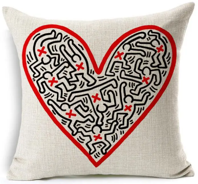 Наволочка для подушек скандинавского искусства льняная наволочка украшения