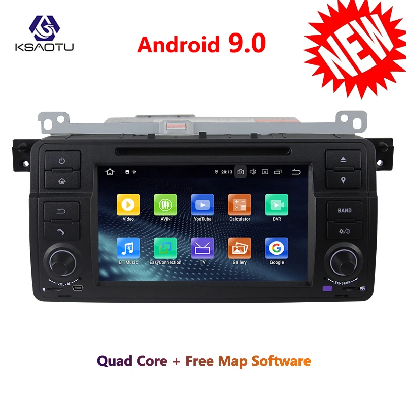 KSAOTU 7 &quotDAB + 4G Android 9 0 автомобильный DVD плеер SD GPS для BMW 3er E46 M3 Rover75 MG ZT|Автомагнитолы| |