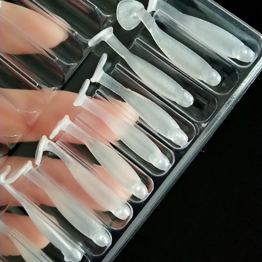 Tsurinoya, 40 шт., 3 см, 0,2 г, Мягкая приманка, приманка для рыбалки, leurre shad, силиконовая приманка, Т-образный хвост, рыболовное оборудование