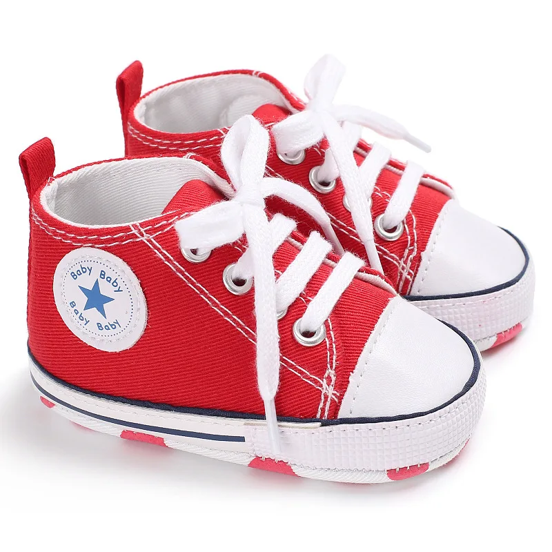 Новые тканевые сапоги; Детские кроссовки; спортивная обувь для носки на зиму для девочек, мальчиков, новорожденных; обувь для маленьких детей ходунки детские, с мягкой подошвой анти-скольжения, для тех, кто только начинает ходить