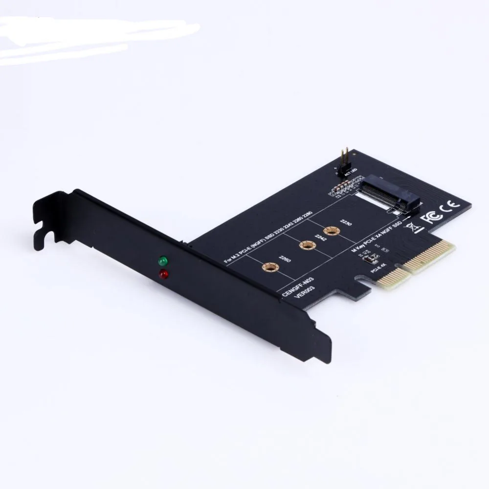 Адаптер PCI Express 4x к M Key M.2 слот для SSD-накопителя Windows MAC OS PCI-E SSD (NGFF) 2230 2242 2260 карта |