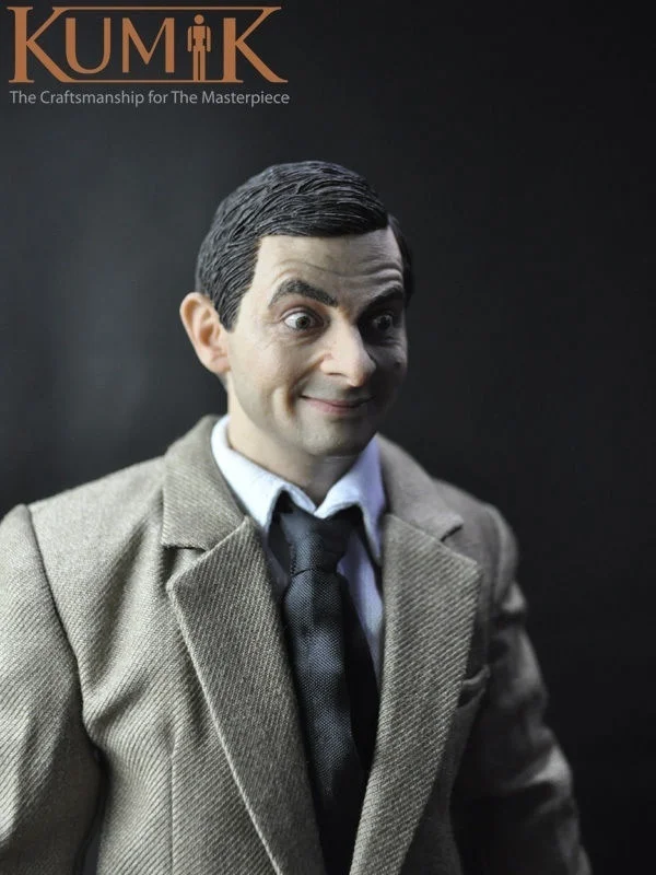 Kumik 1:6 рисунок YOOX мужской звезда Мистер Бин Роуэн Аткинсон Глава Sculpt | Игрушки и