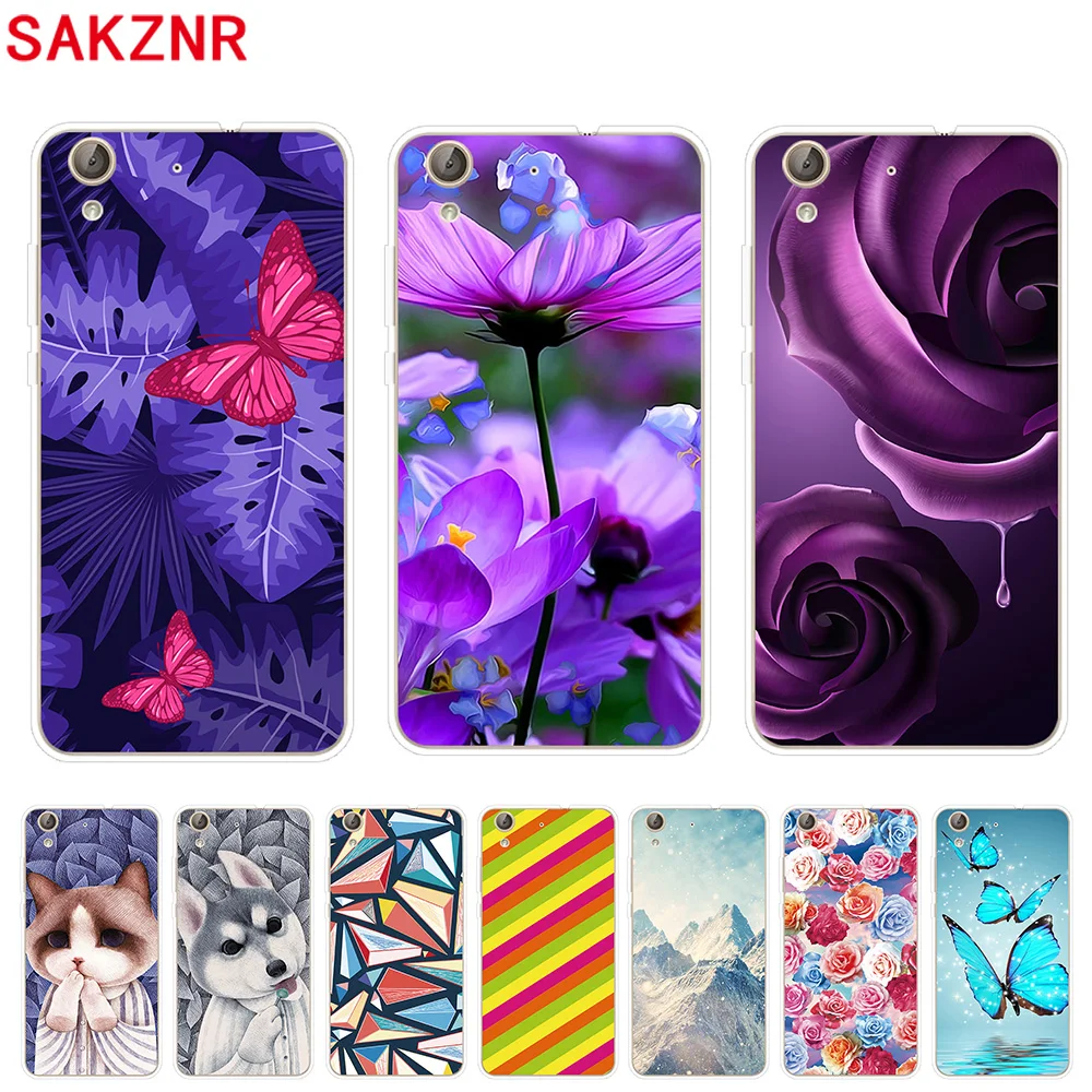 For Huawei Honor 5A Case Cover Y6ii Transparent Printing Soft Silicone Y6 ii Phone |