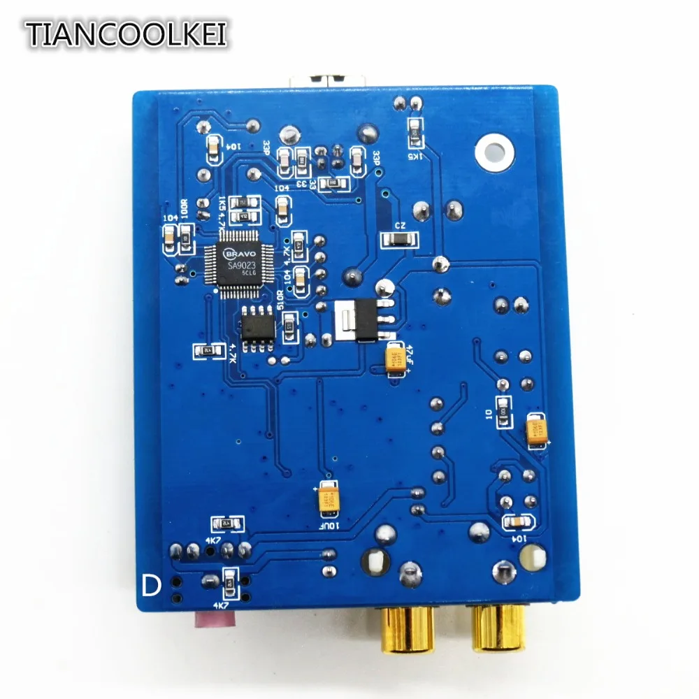 DIY аудио декодер HIFI ES9018K2M SA9023 USB DAC плата внешняя звуковая карта поддержка 24 бит