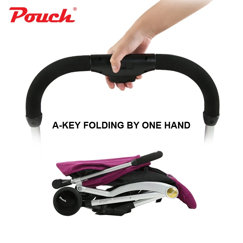 Легкая детская коляска с зонтиком может сидеть и лежать складная быстрая