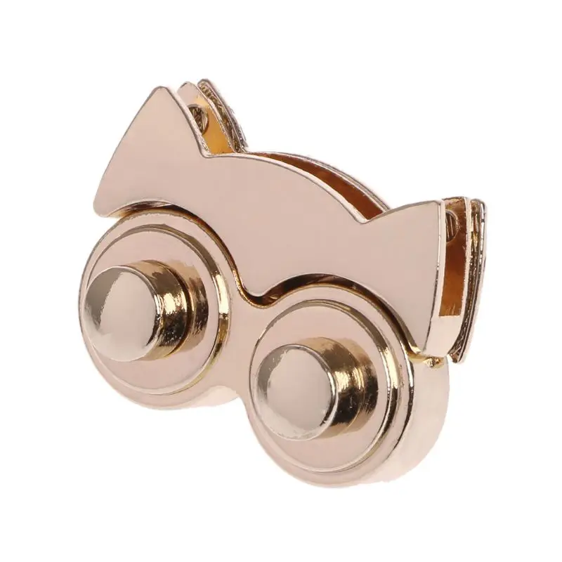 Симпатичные металлические Совы застежка поворотный замок для DIY сумки ремесло