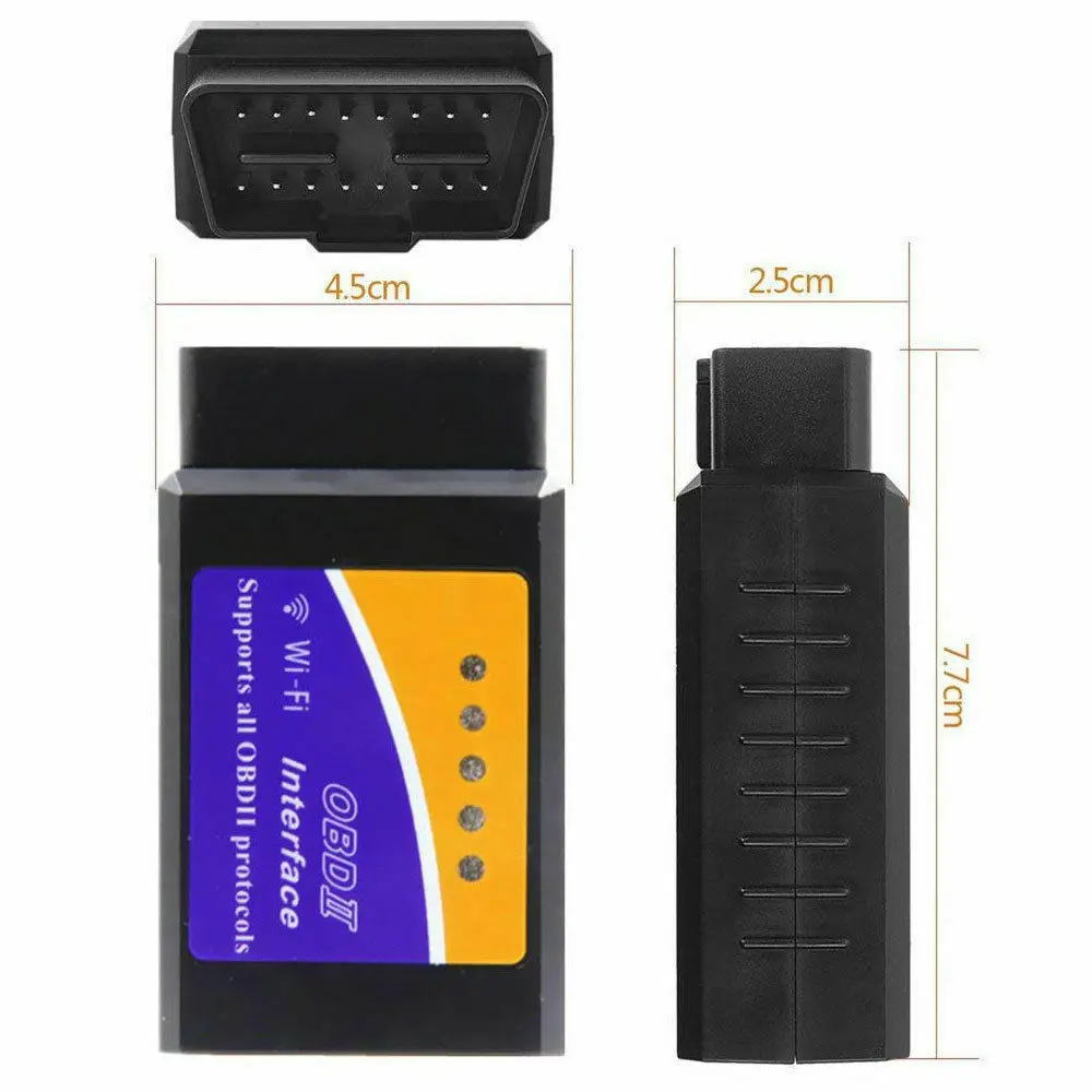 OBD2 ELM327 V1.5 wifi адаптер IOS сканер для iPhone автомобильный диагностический инструмент OBD 2 ODB II ELM 327 wifi ODB2 Автомобильный сканер EML327 wifi
