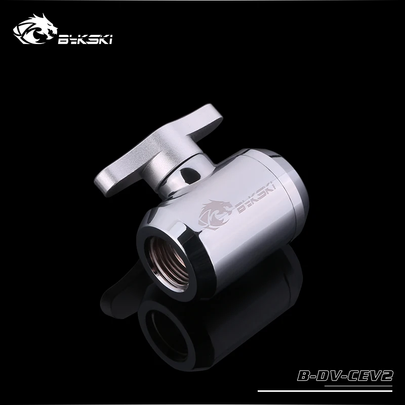 Bykski B-DV-CEV2 женский G1/4 &quotрезьба воды стоп шаровой кран | Компьютеры и офис
