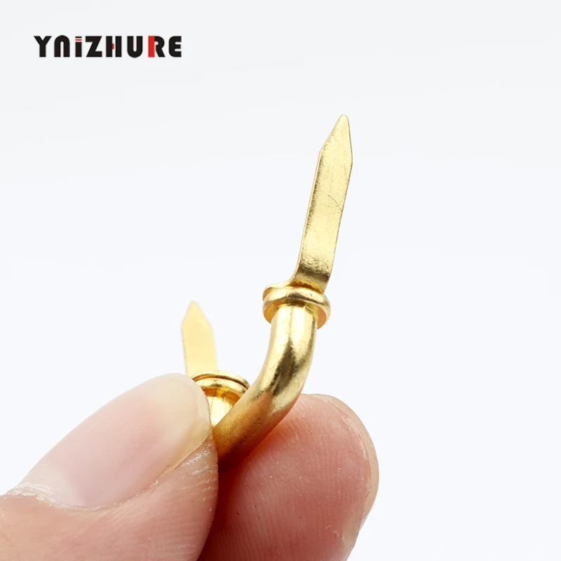 Retro Iron Kitchen Drawer Cabinet Mini Handle Vintage Makeup Box Knobs Antique Pin Pull Handles Gold Color 19*21mm 10Pcs | Обустройство