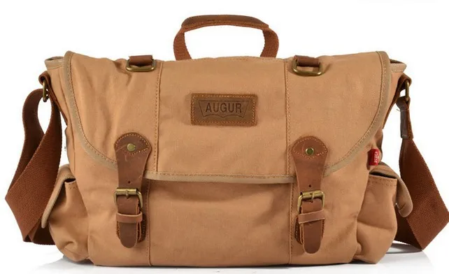 2014 New Men's Vintage Canvas Bag School Military Casual Messenger Black etc four colors|bag wristlet|bagbag personal |