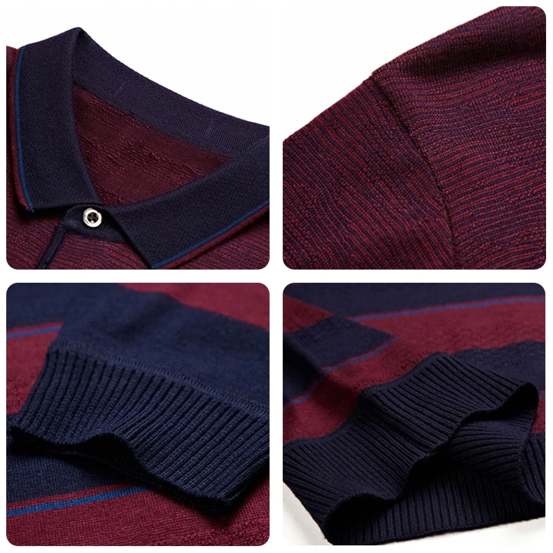 Агсзш рубашка поло в полоску Для мужчин женской модной обуви на осень с длинным