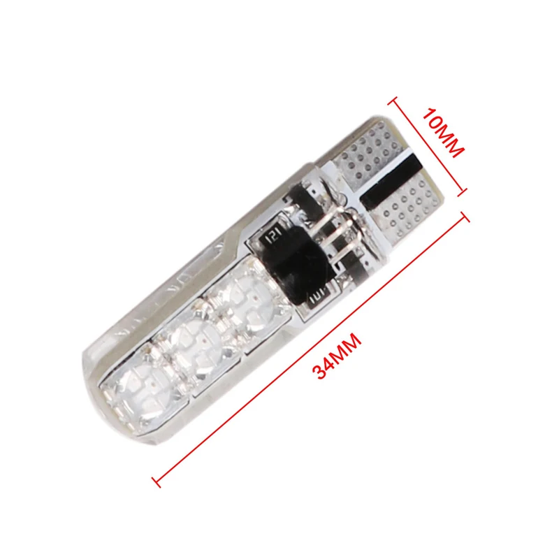 2X T10 W5W светодиодный Автомобильные фары лампы RGB 194 168 501 стробоскоп многоцветный