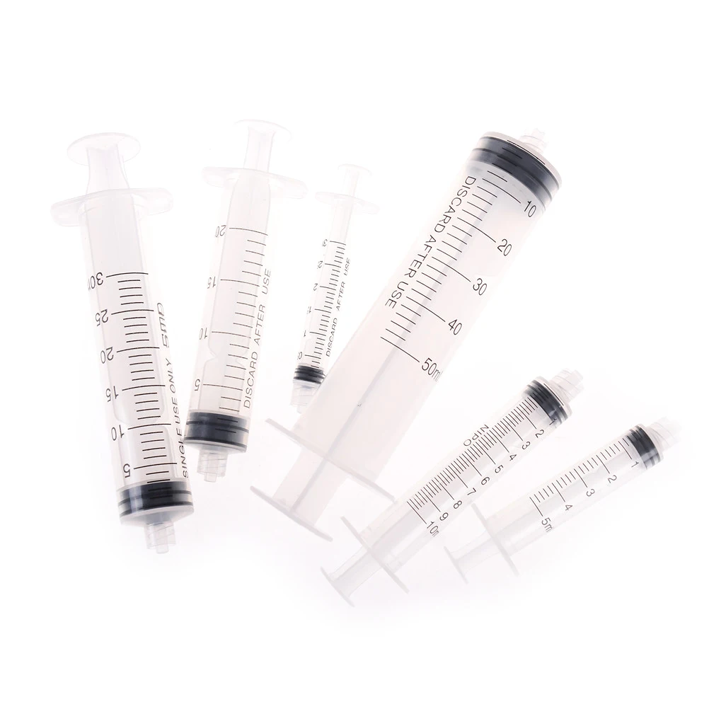 

3/5/10/20/30/50ML Reusable Small Hydroponics Plastic Nutrient Sterile Health Measuring Syringe Tools Cat Feeding Accessories