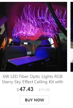 1 м/2 м/3 м/4 м/5 м/6 м DC12V 2 Вт RGB боковой светящийся волоконно-оптический светильник комплект для украшения автомобиля светодиодный неоновый свет Обувь Одежда для автомобиля водонепроницаемый