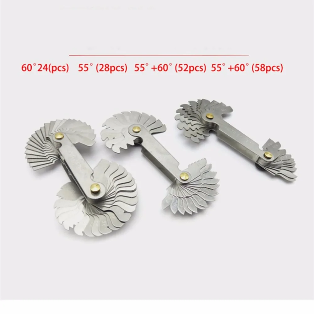 Teeth Metric Tooth Gauge Thread Model Rib Pattern 60 Degree Braces | Инструменты