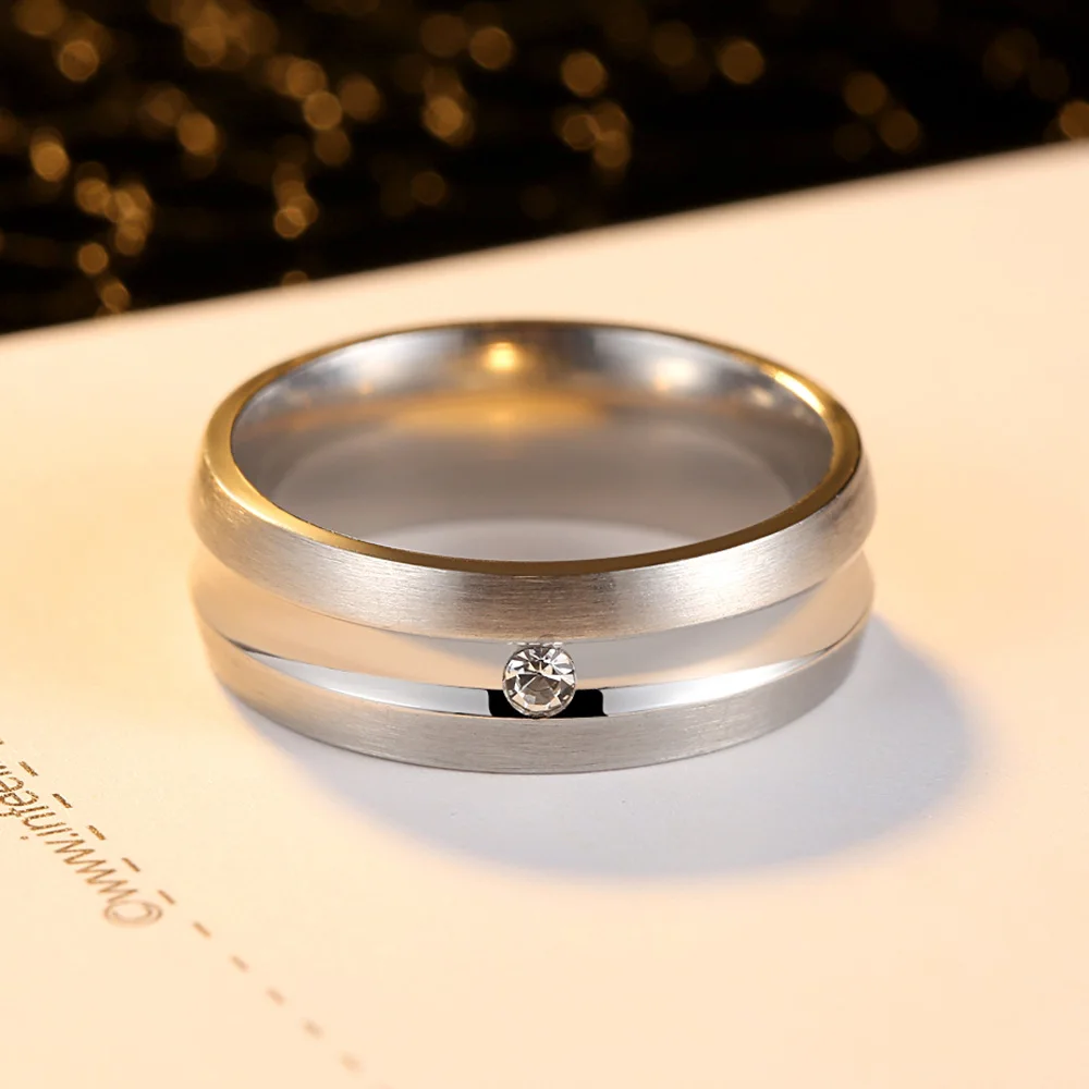 Серебряное кольцо модные ювелирные украшения для женщин и мужчин Золотое