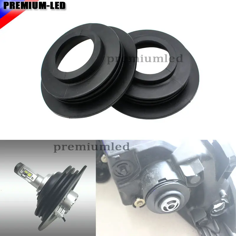 (2) резиновые крышки корпуса для фар комплект переоборудования HID светодиодные