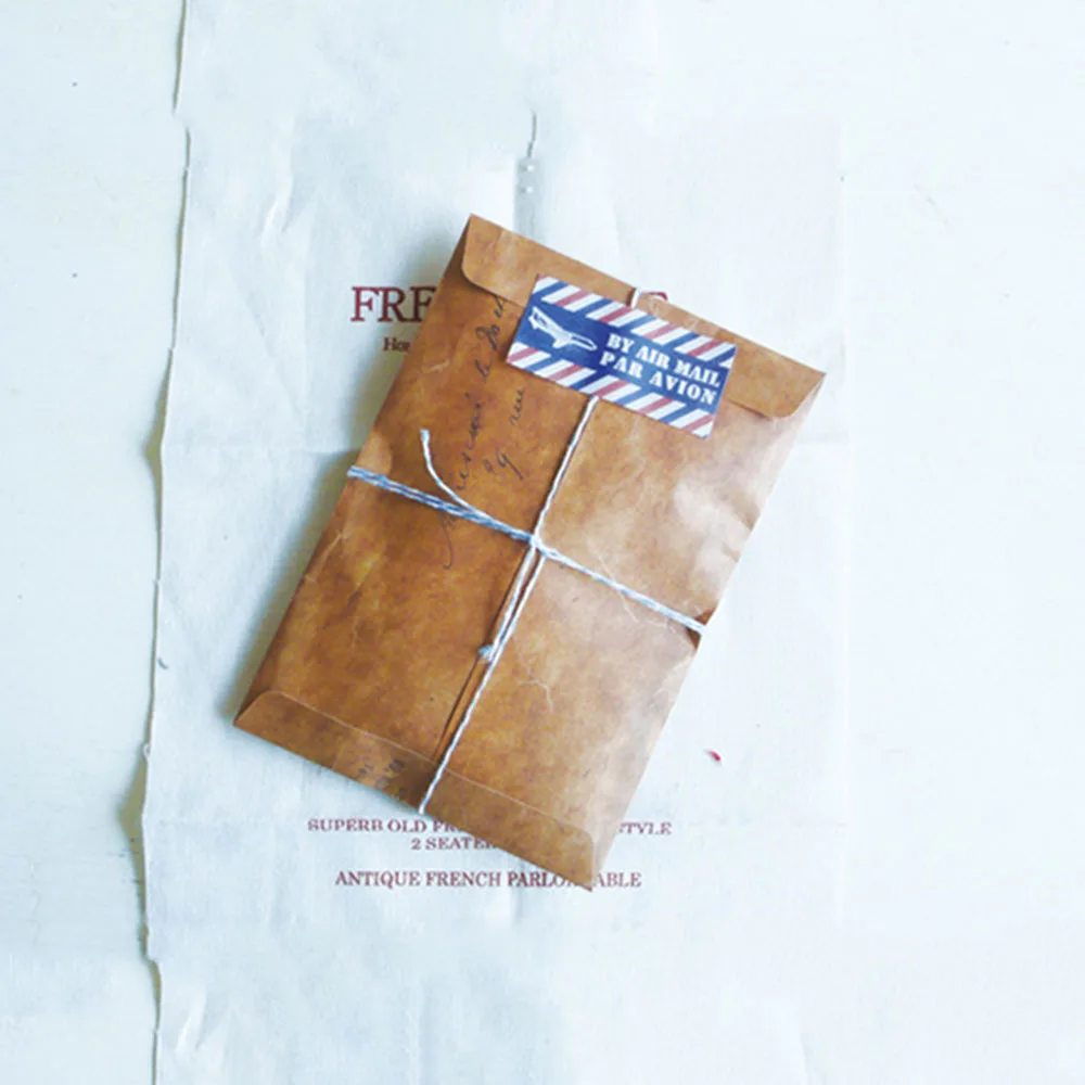 Конверты восковые в винтажном стиле из крафт-бумаги 10 шт./лот | Канцтовары для