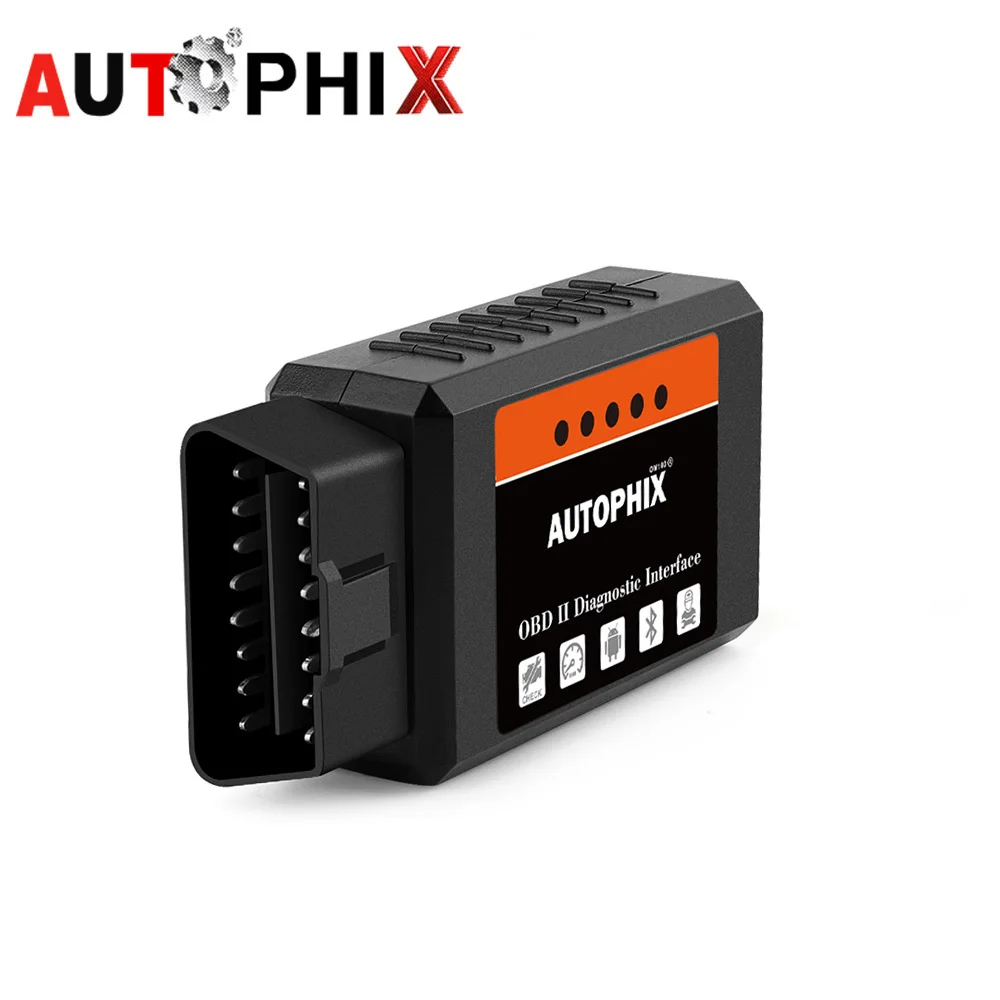 Мини ELM327 Bluetooth OBD2 v1.5 ELM 327 с чипом PIC18F25K80 OBD2 адаптер Elm-327 OBDII автоматический диагностический инструмент OBD2 сканер