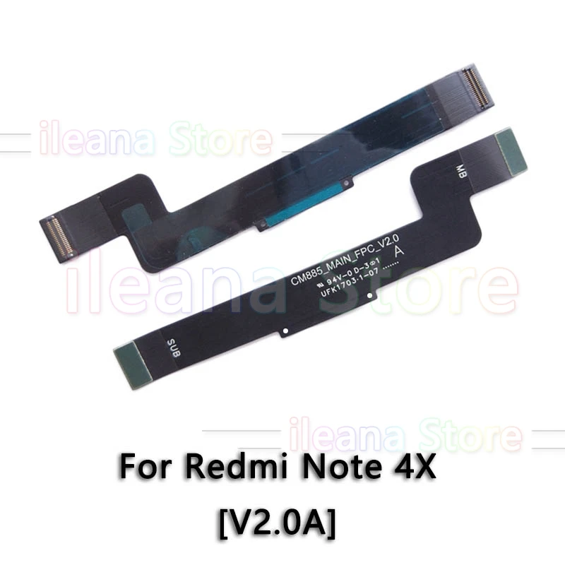 Основной FPC гибкий кабель для Xiaomi Redmi Note 2 3 4 4a 4x 4C Pro оригинальная основная материнская плата ЖК-дисплей Разъем Flex