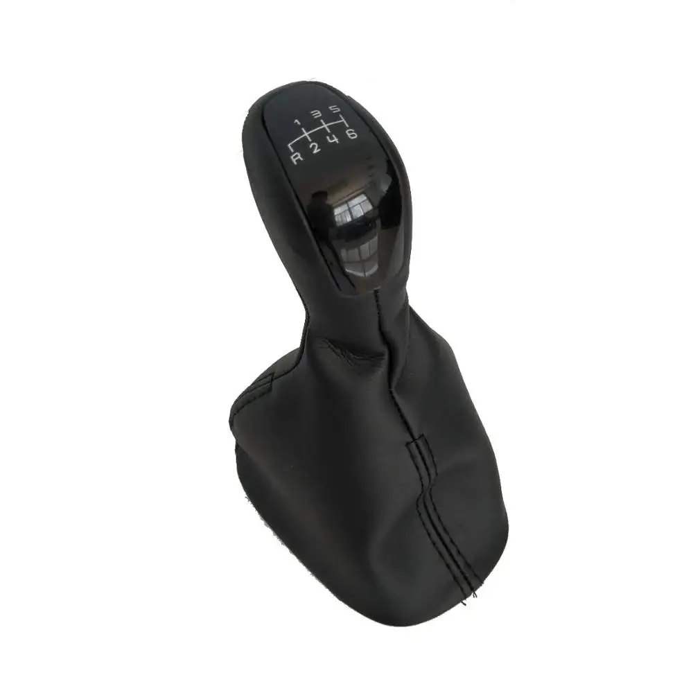 6speed knob leather 5 скоростей 6 передач автомобильная ручка переключения передач с кожаной загрузкой для Mercedes Benz W203 S203 стайлинга автомобилей - Название цвета: 6speed knob leather