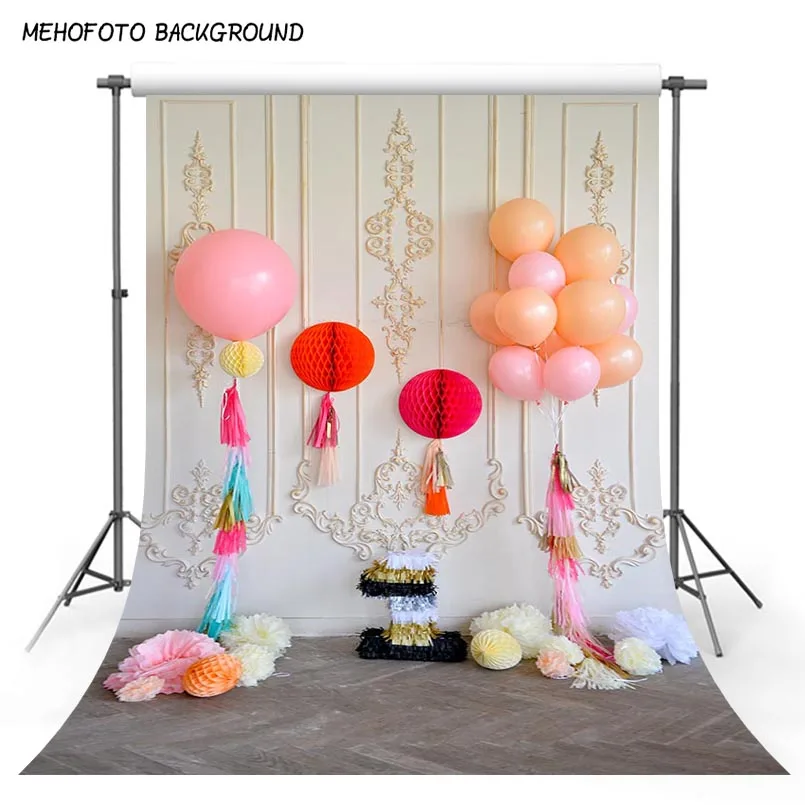 Виниловый фон для фотосъемки новорожденных 1 день рождения фотостудии белая