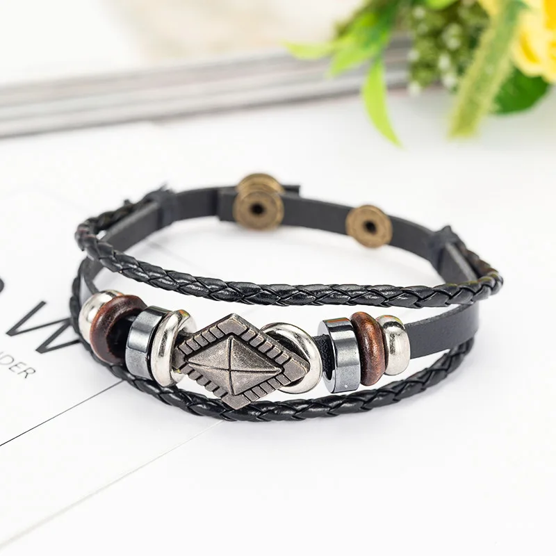 2019 античный Регулируемый Спартанский щит Браслеты для мужчин браслет