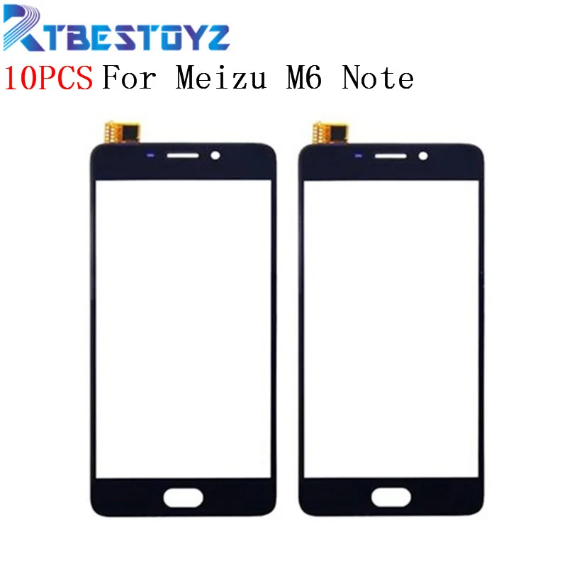 RTBESTOYZ 10PCS/lot 5.5'' Replacement Parts For Meizu M6 Note Touch Screen Digitizer Sensor Outer Glass Lens Panel | Мобильные