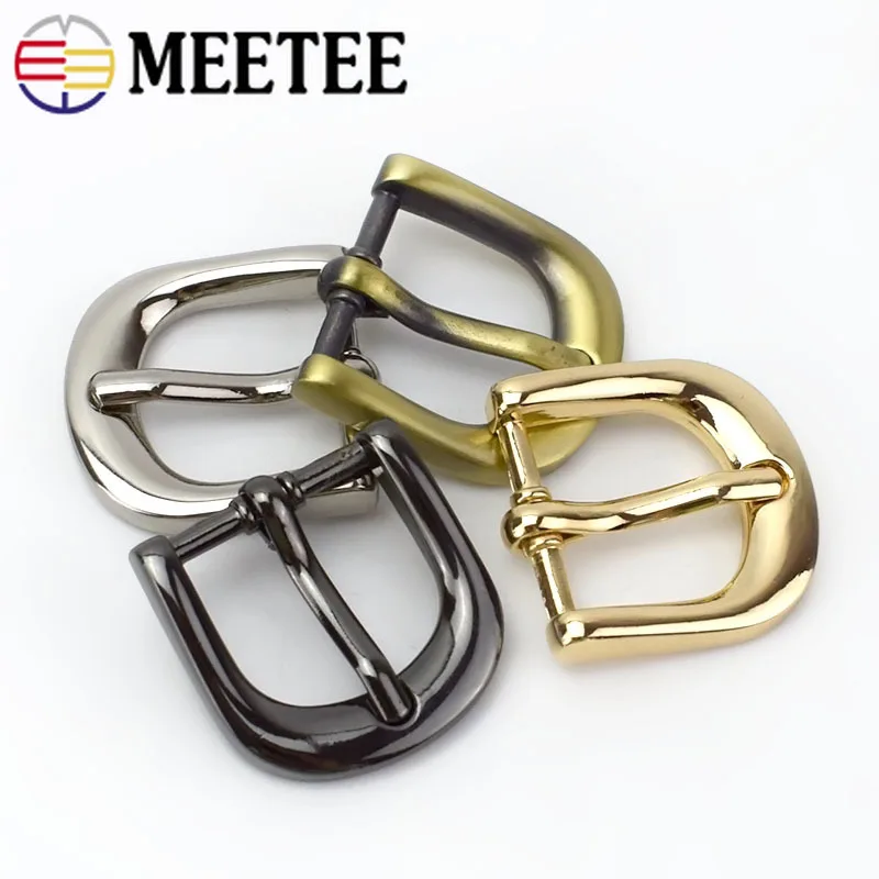 Комплект из 4 предметов Meetee Сумки из натуральной кожи обувь ремень металлический штырь пряжки 11/15/20 мм кольцо ползунок веб-регулятор LeatherCraft ремонт AccessoryF3-25