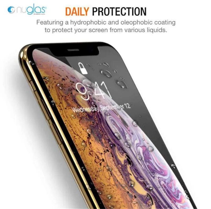 Закаленное стекло nuglas для iPhone XS XR XS MAX Защитная пленка для экрана для телефона для iPhone 8 7 Plus закаленное стекло