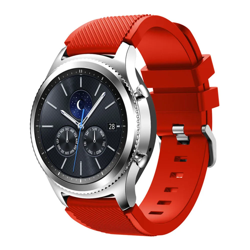 Ремешок Gear S3 Classic / Frontier Band мягкий силиконовый сменный Браслет для спортивных