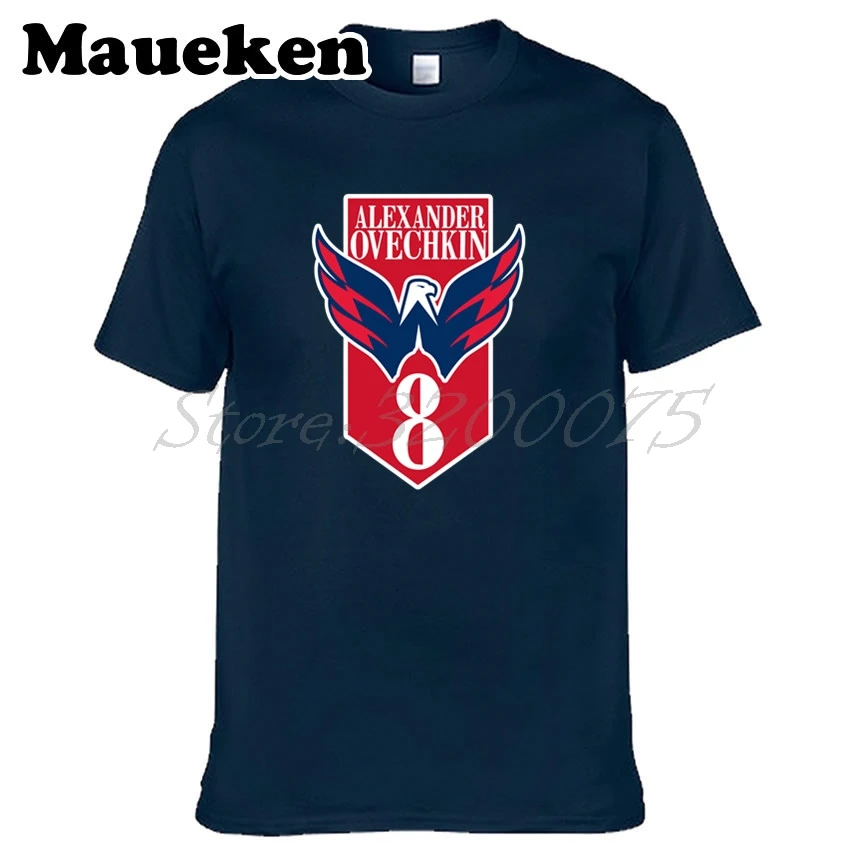 Мужская футболка с логотипом Россия 8 коротким рукавом мужская мода Капитан