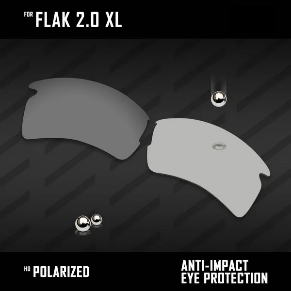 Grey Photochromic OOWLIT линзы для замены солнцезащитных очков Оукли Flak 2,0 XL OO9188 Поляризованные-разноцветные - Цвет линз: Grey Photochromic
