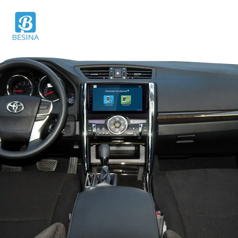 Besina 10.1 inch Android 9.0 Car Radio For Toyota REIZ Mark X 2010-2015 Multimedia Player GPS Navigation Audio 2G+32G Stereo | Автомобили